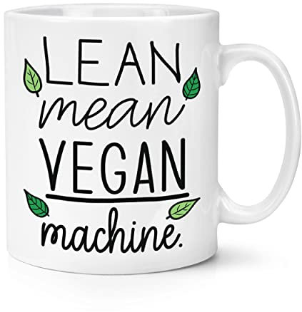 Lean Mean Vegan Machine 10oz Mug Cup
