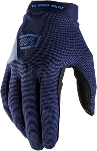 100% GUANTES Damen Ridecamp Women's Gloves M Handschuhe, blau/grau (Navy/Slate), M