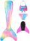 DNFUN Fisch Tail mit Bikini und Mädchen Monoflosse zum Cosplay