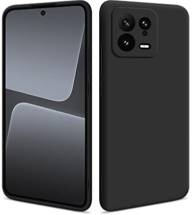 HS Products HSP Hülle für Xiaomi 13 [Staubabweisend] Handyhülle | Premium TPU Silikon Case Schutzhülle | Kratzfest Stoßfest Fallschutz | Kameraschutz Displayschutz | Passgenau Dünn Matt | Schwarz