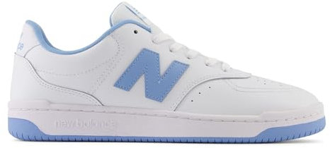 New Balance Herren Bb80 Sneaker, White Grey, 40 EU