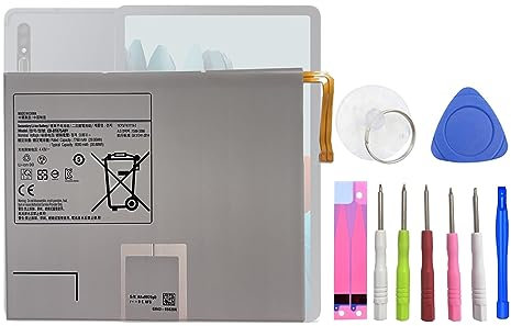 HIGHAKKU Ersatzakku Batterie EB-BT875ABY kompatibel mit Samsung Galaxy Tab S7 11 Inch SM-T870 SM-T870NZNAXAR with Tools