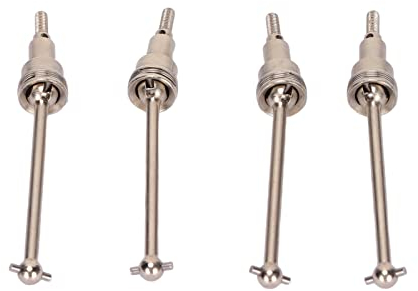 Oumefar RC-Car-Ersatzteile Im Maßstab 1:18 für HBX 1/18 RC-Car-Upgrade-Teile, Metall Vorne Hinten CVD-Antriebswellen Getriebewelle RC-Zubehör