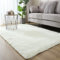 FREOSEN Teppich für Wohnzimmer, Schlafzimmer, Weiß, 160 x 230 cm, Langflor, Schlafzimmerteppich, flauschig, weich, Langflor, für Wohnzimmer, Schlafzimmer, Sofa