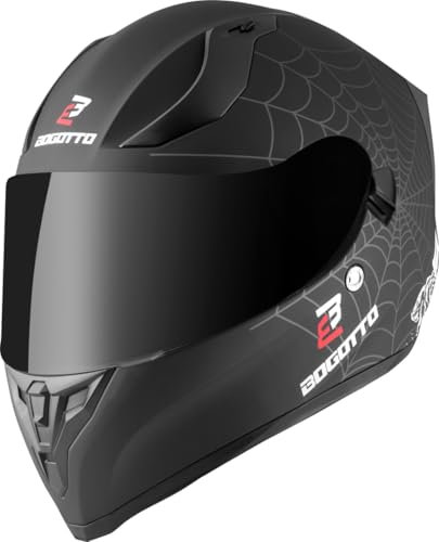Bogotto H128 Grim Evo Helm, schwarz/weiß, M