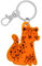 GRUSS & CO Reflektor neon Motiv Leo | Anhänger mit Schlüsselring, Reflektoranhänger | Geschenk, Schulstart | 70153