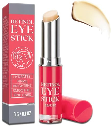 Retinol-Augencreme-Stick - Augensackentferner - Augencreme gegen Falten und Augenringe - Anti-Aging-Augencreme - Verbessert die Elastizität des Teints - Reduziert Mattigkeit Schwellungen Glatt Haut