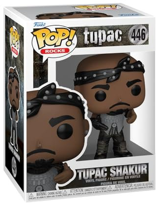 Funko POP! Rocks: Tupac - California Love - Vinyl-Sammelfigur - Geschenkidee - Offizielle Handelswaren - Spielzeug Für Kinder und Erwachsene - Music Fans - Modellfigur Für Sammler und Display