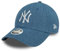 New Era New York Yankees Damencap Denim Strass verstellbar Kappe Teamlogo blau - One-Size