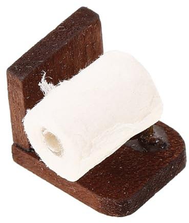 ibasenice Miniatur Toilettenpapier Mit Puppenhaus Zubehör Für Realistische Badezimmer-szenen Für Projekte Und Kreative Puppenstuben Hochwertige Details Und Langlebiges Design