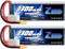 Zeee 3S Lipo 3300mAh 11.1V 50C Batterie RC avec Prise XT60 pour Voiture RC, Avion RC, hélicoptère RC, Hobby RC (2 pièces)