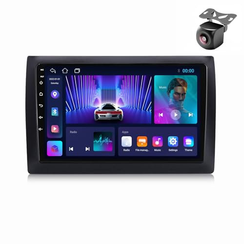 Android13 Autoradio per Fiat Stilo 2002 2003 2004 2005 2006-2010 2 DIN Stereo Car Tablet Pollici Schermo MP5 Lettore Multimediale Receiver GPS con FM SWC Carplay Android Auto (M100CP 4core 1+32G)