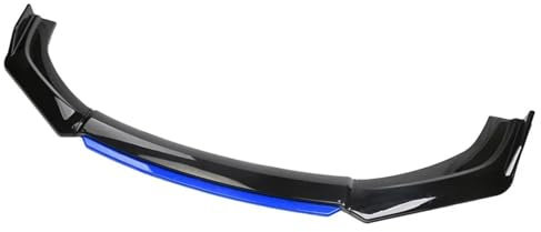 IKQOZPGN Car Front Bumper Splitter for Opel Corsa F Corsa-e MJ22 Corsa Edition 2019-2022, Auto Front Spoiler Diffuser Modification Front Shovel Decoration Lip Chin Bumpe Protection,A-Blue
