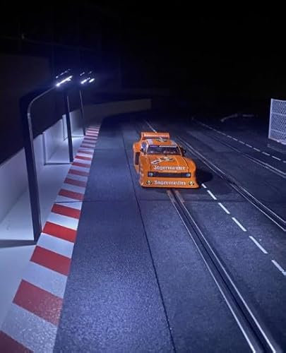 5X LED Lampen Beleuchtung Rennbahn Flutlicht passend für Carrera Digital 124 132 Slotcar