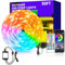 vimeepro 15M OutdoorLed Strip Lichter Ip68 Außen Led band strip Fernbedienung/App Steuerung Außen Led Seil LichterMusiksynchronisation RGB Streifen für Balkon,Dach,Party，Garden