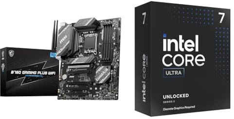MSI B760 GAMING PLUS WIFI Scheda Madre + Intel Core Ultra 7 265KF processore desktop 20 cores
