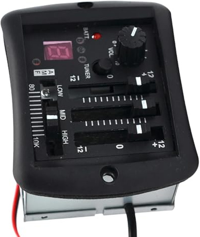 EHJRE EQ Acoustic Gitarre Preamp Tragbarer professioneller Luthier DIY -Teile Gitarren -Pickup Onboard Vorverstärker