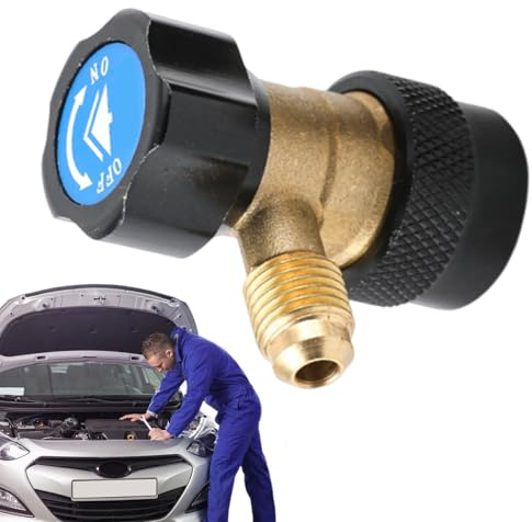 Quick Connect Adaptateur de connexion rapide | Conversion de climatisation | Coupleur rotatif multifonction à 360 degrés pour réfrigérant de climatisation de véhicule