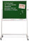 magnetoplan Kreidetafel SP, Aluminiumrahmen, mobil, 150 x 100 cm, grün