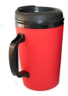 34 Oz Thermoserv Foam Insulated Coffee Mug- Red