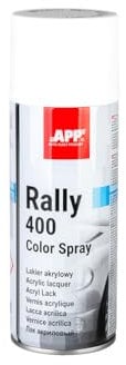 APP Rally 400 Color Spray - Bombe de peinture blanche maté | Peinture acrylique en spray | Bombe peinture blanc mat pour toutes les surfaces avec une haute couvrance | Blanc mat | 400 ml