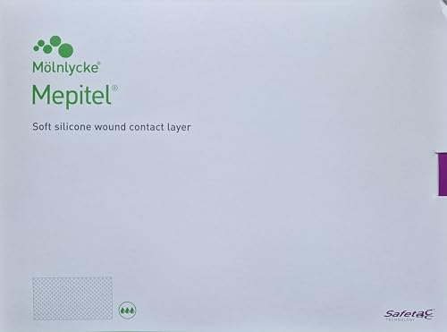 MEPITEL Silikon Netzverband 20x30 cm steril 5 St