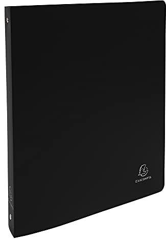 Exacompta - réf. 51280E - 1 Classeur semi-rigide OPAK - 4 anneaux ronds diamètre 30 mm - Dos 40 mm - Dimensions extérieures : 32 x 26,8 cm - Format à classer A4 Maxi – 5 couleurs aléatoires