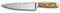 Felix SOLINGEN 831221 First Class Wood Kochmesser - Fingerschutz 21cm Klingen-Stahl Olivenholzgriff - Made in Germany
