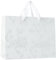Clairefontaine 223760C Geschenktasche, 32 x 13 x 24,5 cm, mit Arabesken, ideal für Shopping und schicke Geschenke, 1 Stück, Silber/Weiß