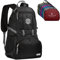 WorldTraveler|HD Reisen Sie Daybag Rucksack - Best Water Resistant Ultra leichten Tagesrucksack für Männer und Frauen schwarz Wandern