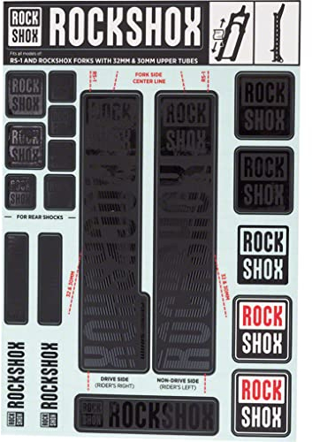 RockShox Unisex – Erwachsene fælgbånd-03055019 Felgenb nder, Stealth, 30/32mm Standrohre EU
