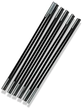 TentSpares - Kampa Watergate 6 & Watergate 8 Tents, Red Coded Fibreglass Poles, Durable Tent Poles Replacement for Camping