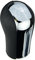 L&P A279-2 Schaltknauf Schalthebel Schwarz Chrom Leder Hebel 5 Gang M12 Feingewinde kompatibel mit Toyota Auris E15 Avensis T22 T25 Corolla E10 E11 E12 Yaris P1 P9 Knauf Plug Play Ersatzteil