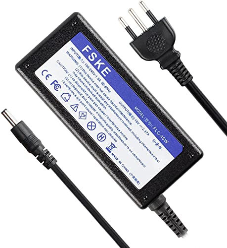 FSKE® 45W 19V 2,37A Alimentatore portatile Caricabatterie per Asus Zenbook X540S X553M AC Adapter,F553M UX31A NoteBook Spina Italiana Power Supply 4,0 * 1,35mm (Compatibile con 33W 19V 1,75A)