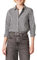 Amazon Essentials Women's Regular-Fit Long-Sleeve Button-Down Poplin Shirt, Black White Gingham, M