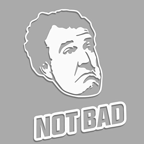 Decus Clarkson NOT Bad L 0019 (weiß) // Sticker OEM JDM Style Aufkleber