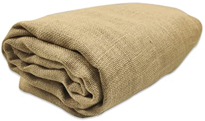 Panini Tessuti, Toile de Jute en Fibre Naturelle – Chutes de 2 – 5 – 10 mt x 1,40 mt en Hauteur