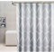 GONOVE Duschvorhang für Badezimmer 200 x 200 cm Schimmelresistent Dicke Polyester Stoff Geometrische Duschvorhang Liner Wasserdichter langer Badevorhang mit Haken, waschbar und gewogen Saum