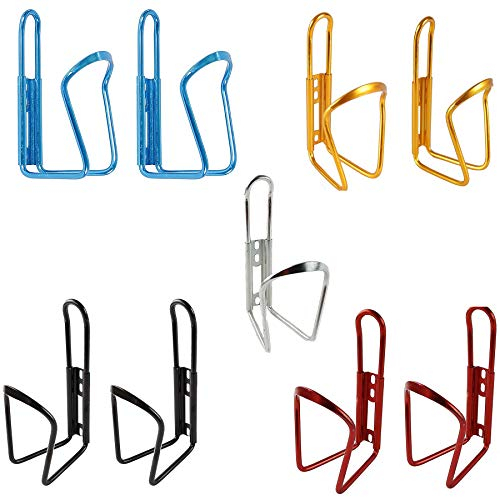 2X Flaschenhalter Trinkflaschenhalter Fahrrad Getränkehalter Dosenhalter F3, Farbe:2X Silber
