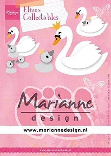 Marianne Design Eline's Swan Sammlerstücke, Metall, Pink, klein