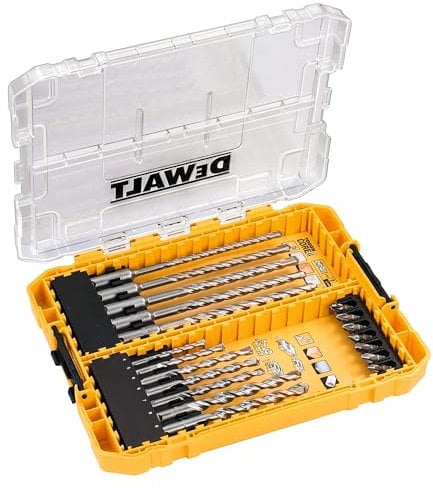 DEWALT 19PC SDS Plus Masonry Drill Drive Set