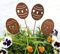 4er Set Osterdeko Ostereier Rost Deko Ostern Osterhase Garten Oster Eier Gartenstecker Edelrost 30 x 6 cm