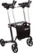 FabaCare Arthritis Rollator Tiger mit Schleifbremse, Unterarmrollator, gepolsterte Armauflagen, höhenverstellbarer Arthritsrollator, bis 150 kg, Anthrazit