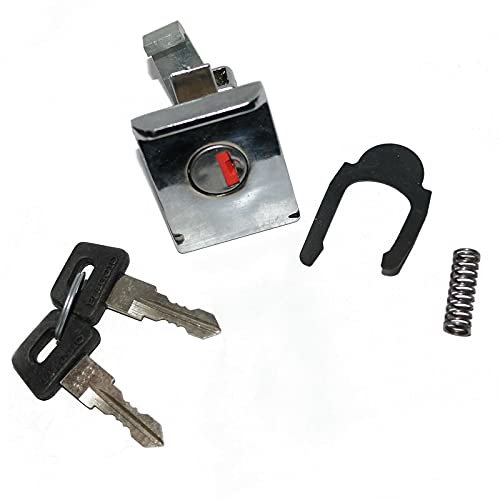 AEspares Vespa PX PE 150 LML NV Serrure de rechange pour boîte à gants Chromé 2 clés