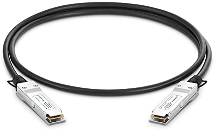 QSFPTEK 40G QSFP DAC Kabel, 0,5 m Passives Direktanschlusskupfer-Twinax 40G DAC Kabel, kompatibel mit Cisco QSFP-H40G-CU50CM