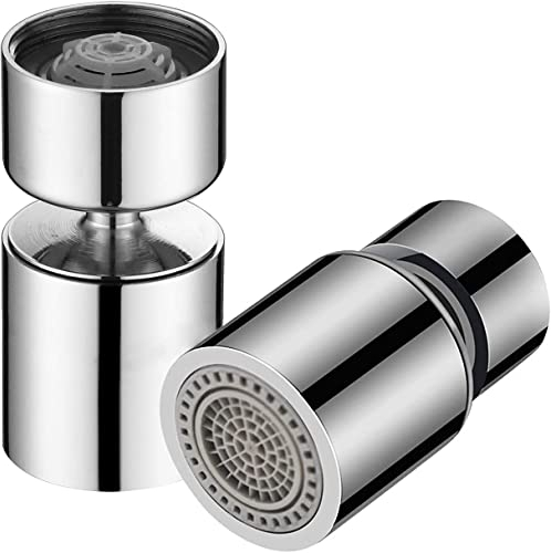 Kupfer Funktion zertifiziert Dual Flow zertifiziert Kupfer 2 Küche Spüle Luftsprudler 360 Grad schwenkbar Wasserhahn Sprayer