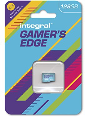 Integral 128GB Gamer's Edge Micro SD Card The Nintendo Switch - Load & Save Games Fast, Store Games, DLC & Save Data, Built The Nintendo Switch, Switch Lite & Switch OLED To Give You The Edge