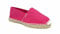 Alpargatas Clásicas de Lona con Suela de Yute (Cosido a Mano) (Fucsia, Numeric 38 EU)
