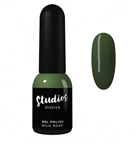 Didier Lab - Premium Gel Nail Polish Studios - Wild Moss - Gel Nail Varnish - Nail Art - Long-Lasting High Gloss Wear - Easy to Apply - Gel Nails - Rich Pigment - UV/LED - Chip Resistant