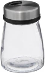 FIVE bocal epice x3 verre + inox set, transparent